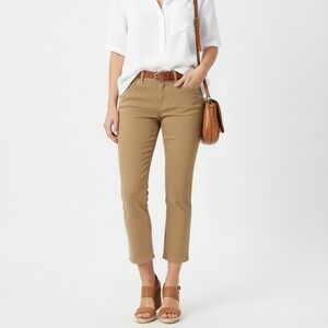 Judy Blue Women's‎ Tan Garment Dyed Crop Jeans Size 9/29